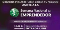 Lista la Semana Nacional del Emprendedor 2018