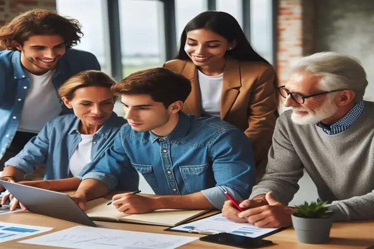 Cómo es trabajar con cuatro generaciones 2024