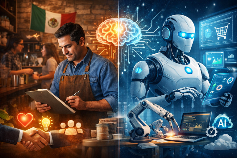 IQ Era: qué pueden delegar las microempresas mexicanas a la IA… y qué debe seguir siendo 100% humano