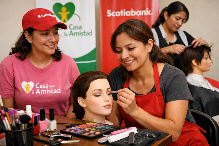 Programa de Scotiabank y Casa de la Amistad capacitará a mujeres