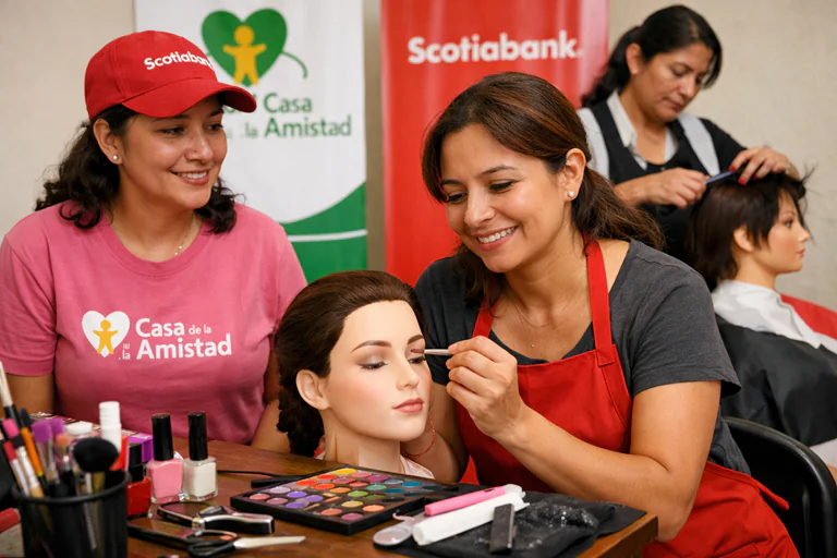 Programa de Scotiabank y Casa de la Amistad capacitará a mujeres